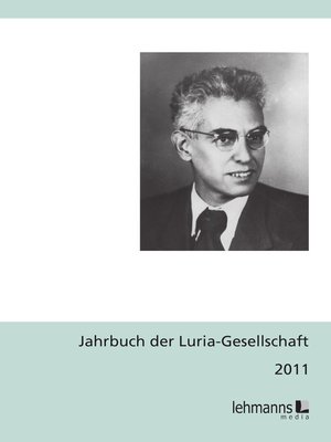 cover image of Jahrbuch der Luria-Gesellschaft 2011